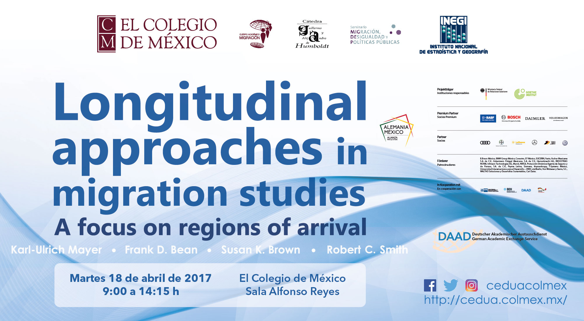 Seminario de Perspectivas longitudinales en los estudios de migración. Regiones receptoras (Longitudinal approaches in migration studies)