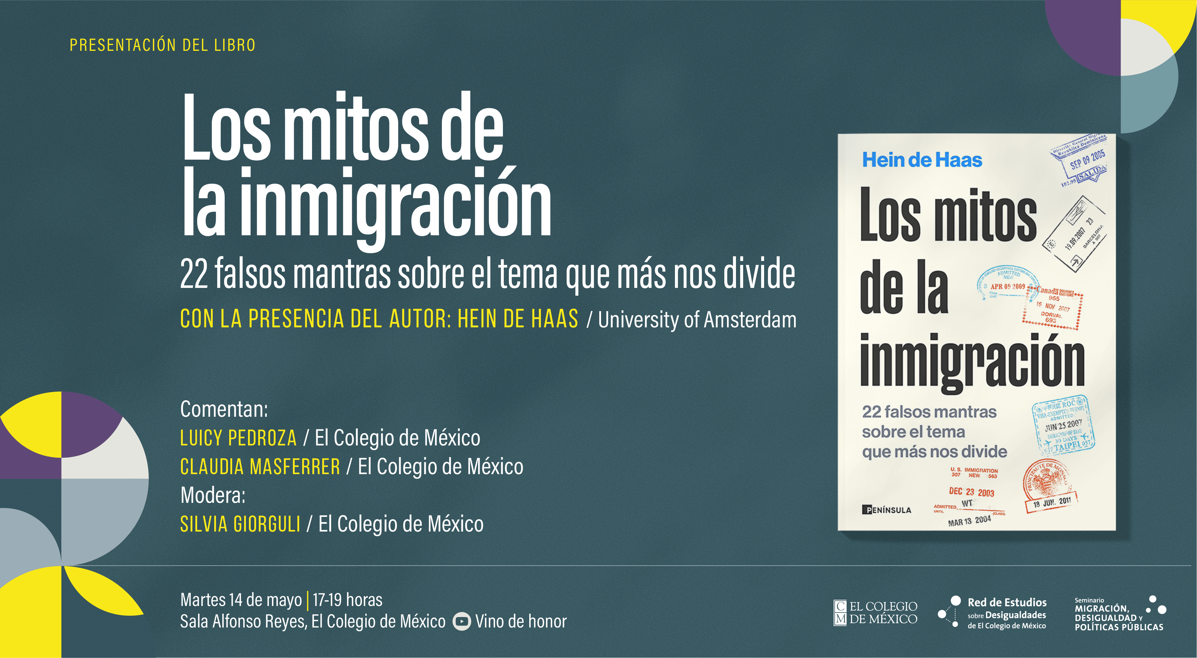 Presentación del libro Los mitos de la inmigración. 22 falsos mantras sobre el tema que más nos divide