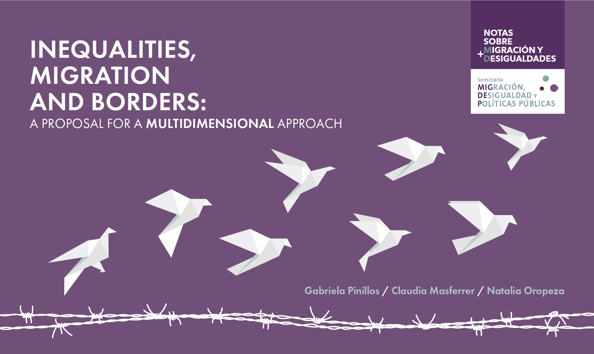 Inequalities, Migration and Borders: A proposal from a multidimensional approach